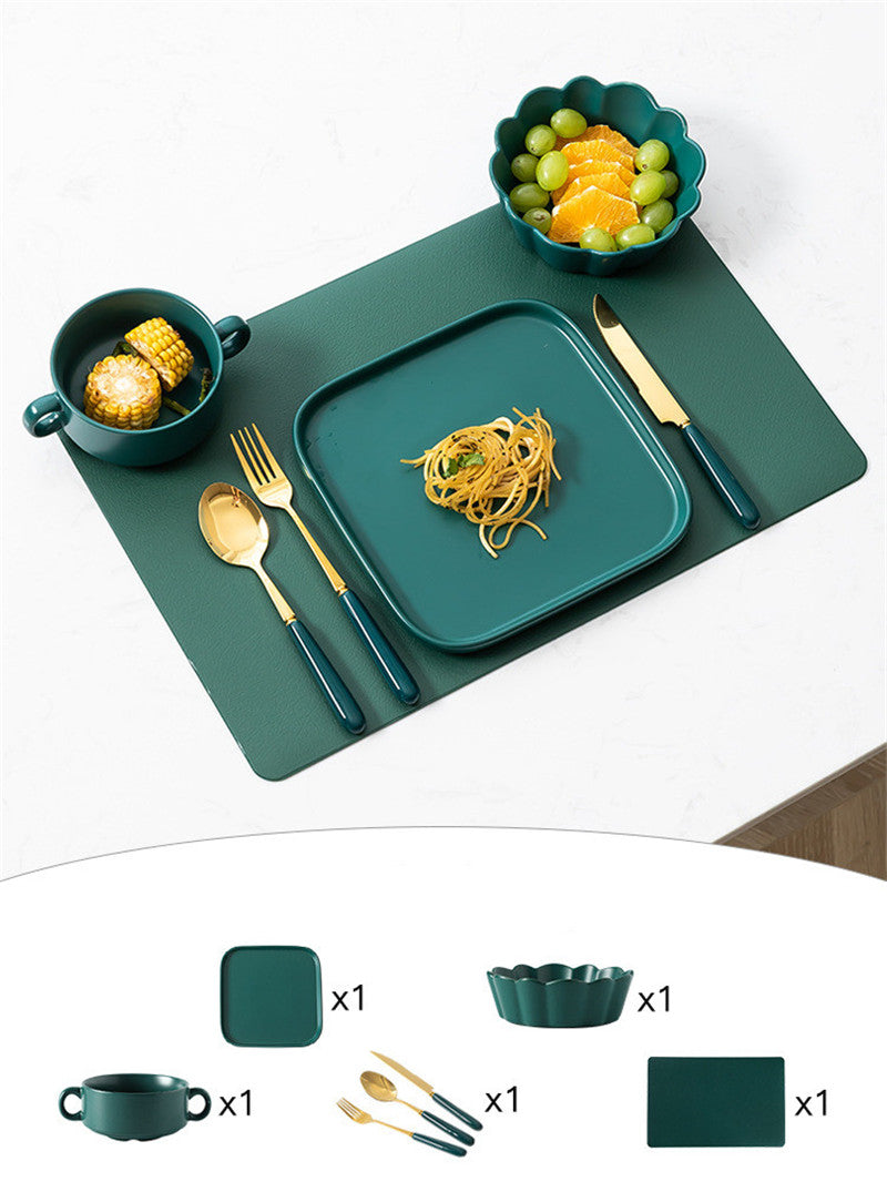 Green Dinner Set