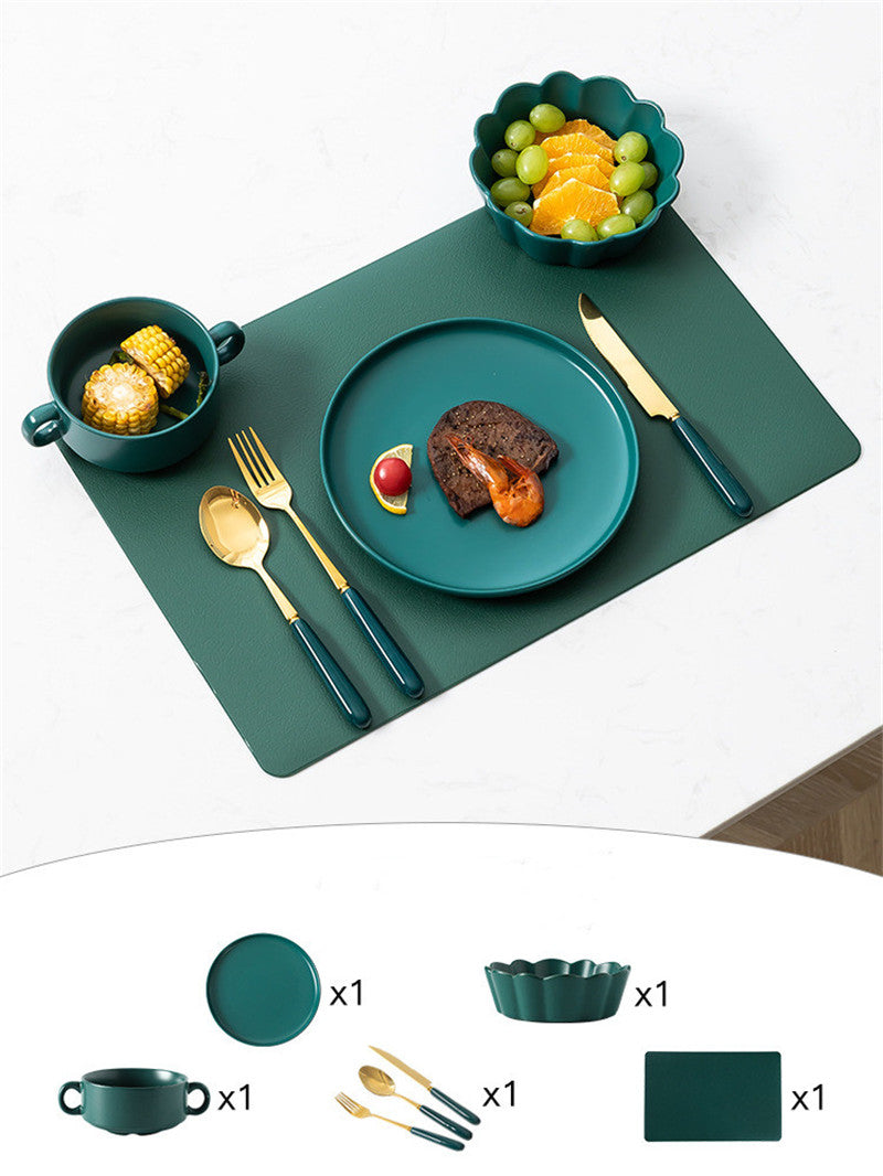 Green Dinner Set